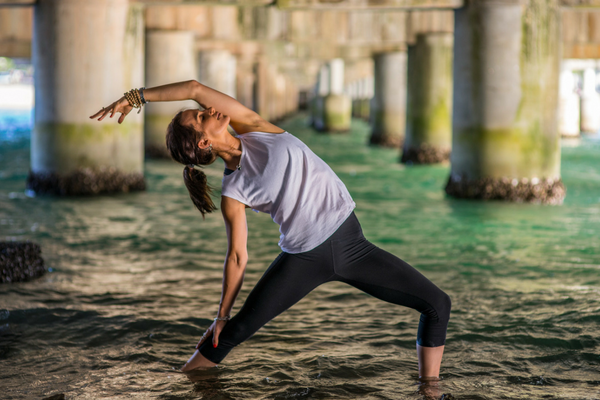 warrior 2 yoga asanas exercise strength dance flow series health wellness asmy australia gold coast exultant